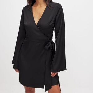Tie Waist Flowy Mini Dress